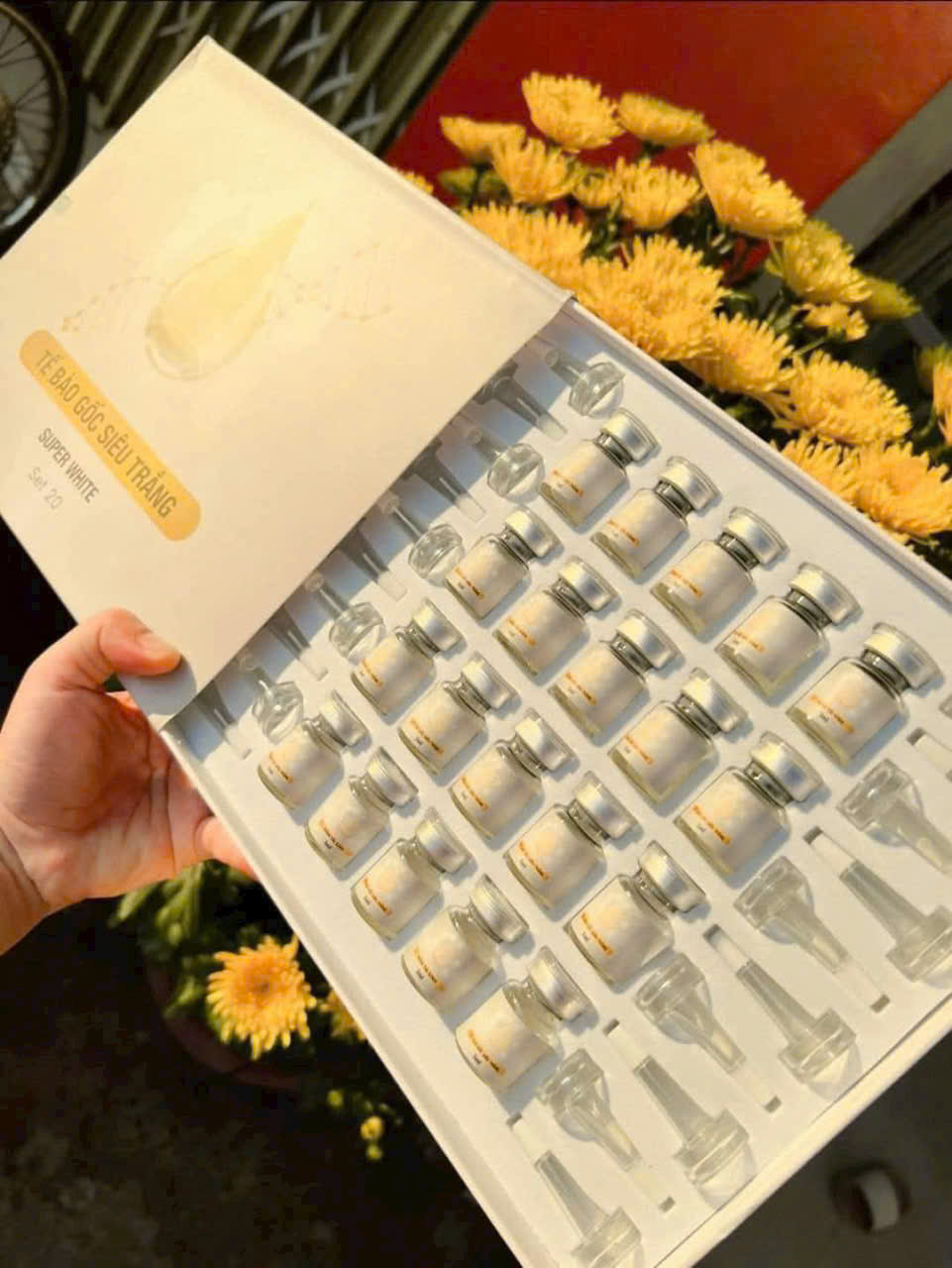 Serum tế bào gốc siêu trắng